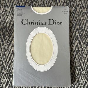 Vintage Christian Dior Pantyhose Tights, size 4, never opened